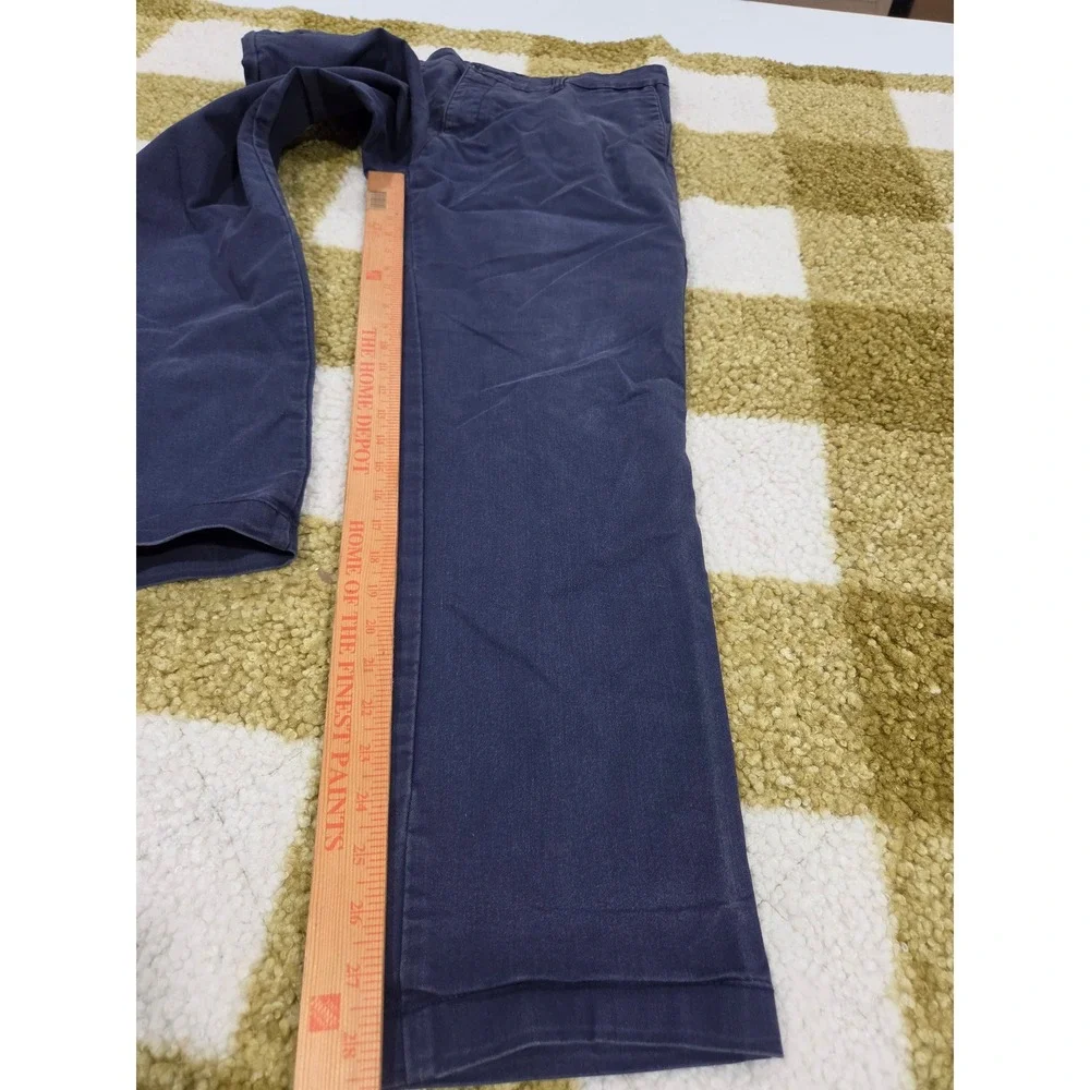 Carhartt WIP Sid Pant Mens 36x32 Navy Blue Slim Tapered Chino Trousers